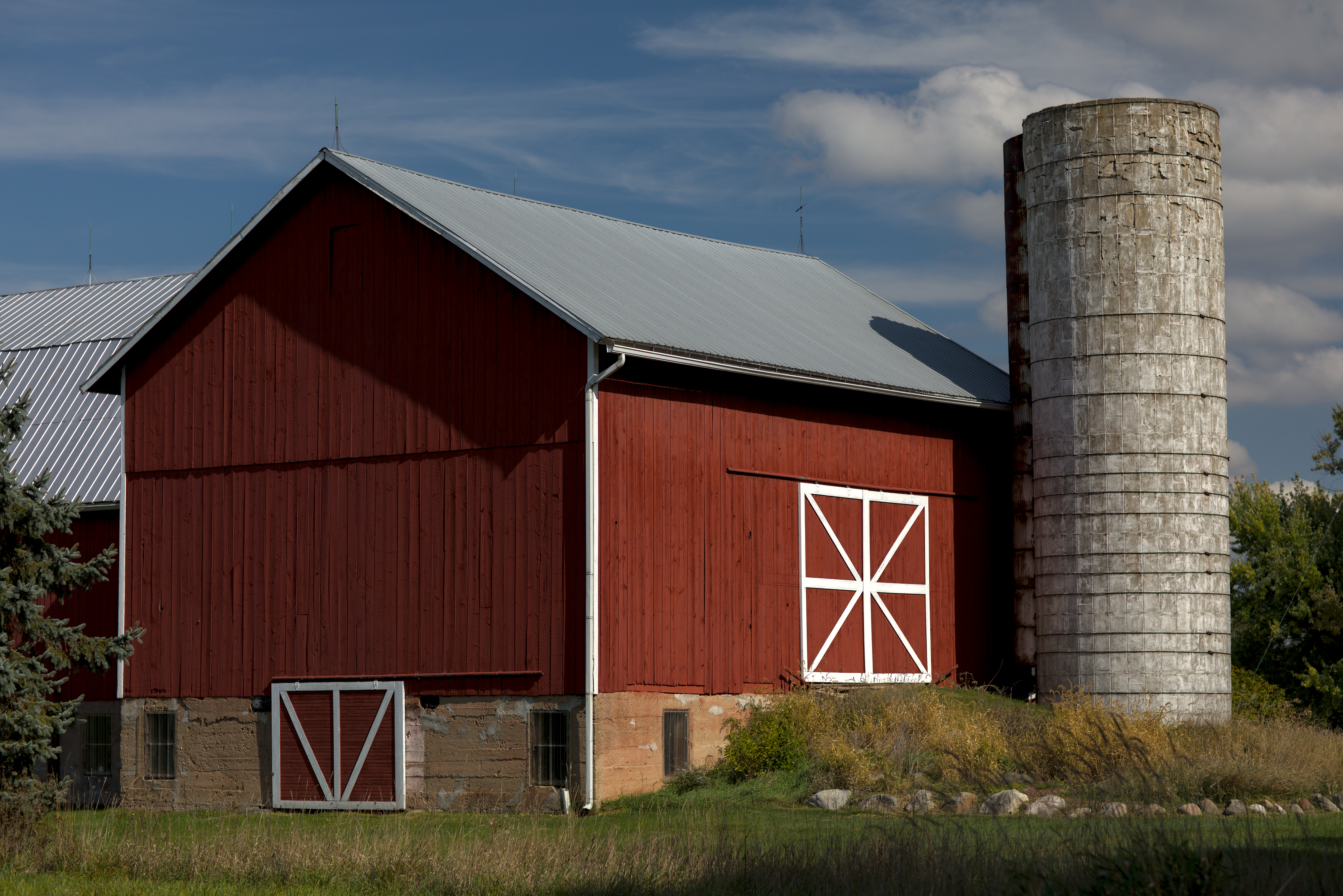 Red Barn and Silo: Ravenna, Michigan